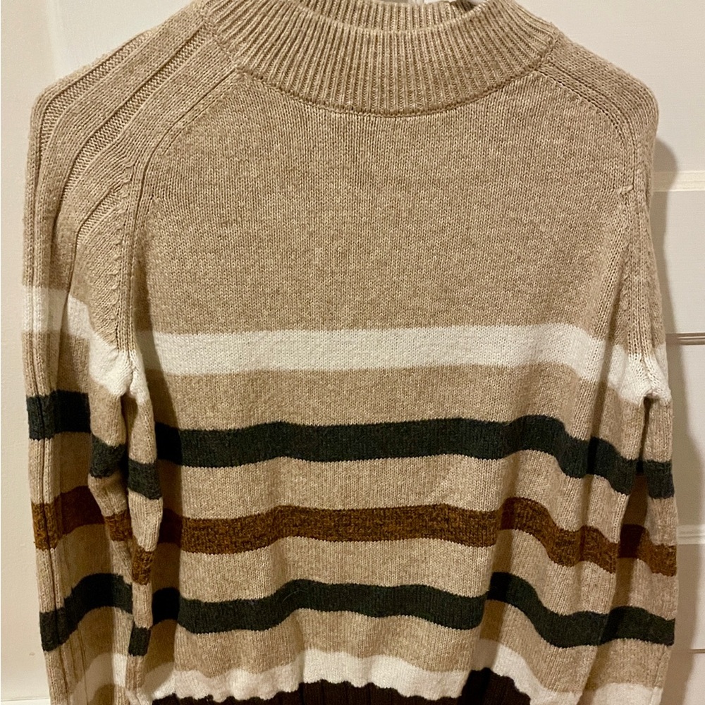 Striped Beige Sweater